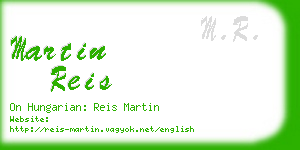martin reis business card